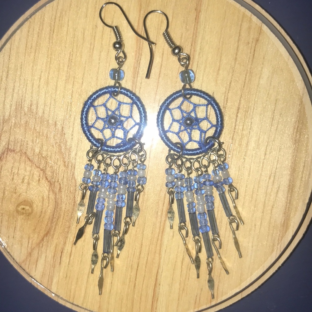 Dream catcher earrings